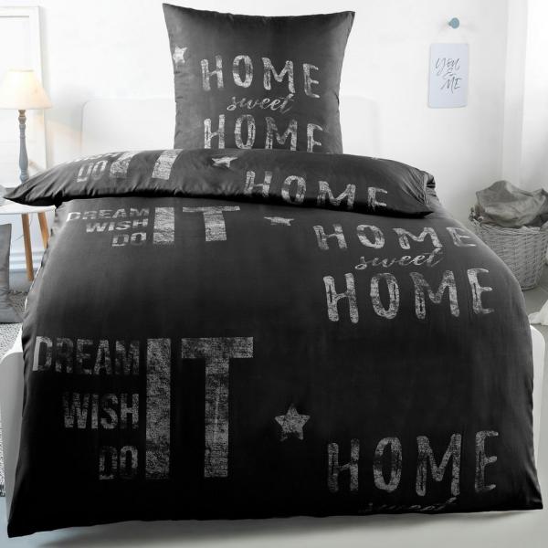 Kuscheli Bettwäsche 135x200 + 80x80 cm atmungsaktiver Bettbezug, moderne Designs, Mikrofaser, 2 teilig, Für Allergiker geeignet, pflegeleicht, angenehm weicher Stoff