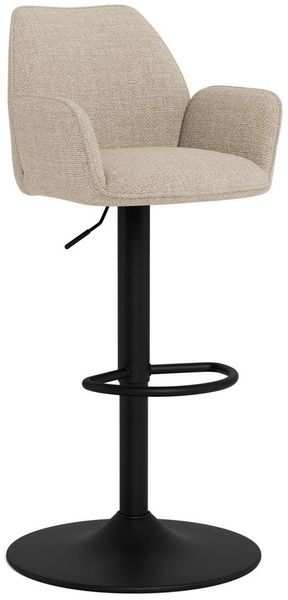 ACTONA GROUP Barhocker Glenda, Hocker, Barstuhl (1 St, 1), Stoffpolster, Armlehnen, Gaslift, Drehfunktion, FSC™