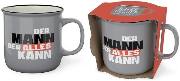 Kult-Becher Kaffeetasse Kaffee Tasse 0,25l Geschenk la vida Mann kann 9043021