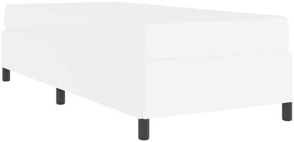 vidaXL Bettrahmen mit Matratze Weiß 80 x 200 cm Stoff 3398970 Bild 9