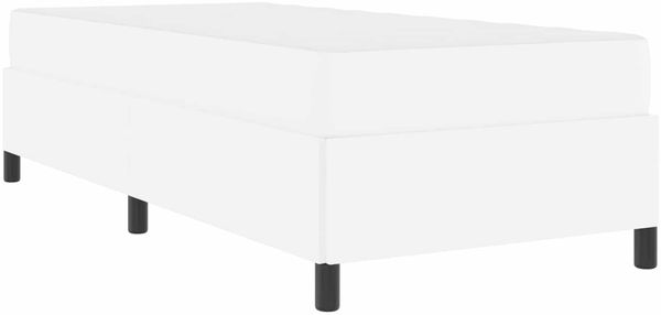 vidaXL Bettrahmen mit Matratze Weiß 80 x 200 cm Stoff 3398970 Bild 4
