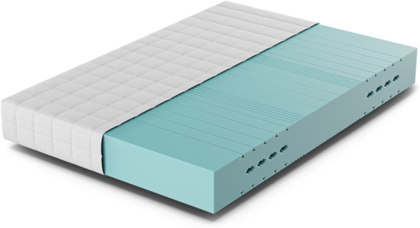 Betten-ABC HR Blue, Kaltschaummatratze mit 7-Zonen Profil aus High-Resilience-Schaum, Größe: 140x200, Härtegrad: Mittelfest