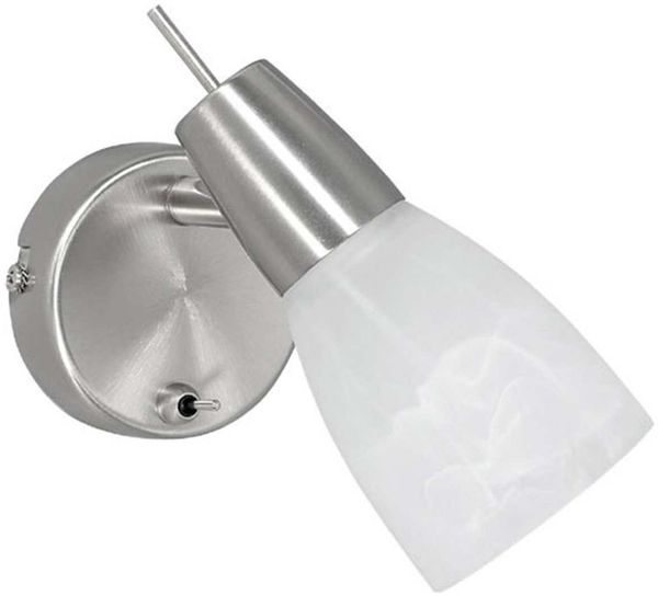 JULIA LED Leuchten Direkt Wandleuchte, stahl 1xGU10 4W 3000K Innenleuchte, IP20