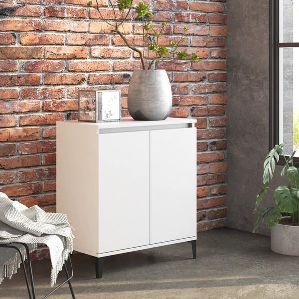 vidaXL Sideboard Weiß 60x35x70 cm Holzwerkstoff 806076