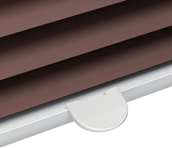 Sekey Plissee Faltrollo Klemmfix ohne Bohren Mokka 60x130 cm Bild 4