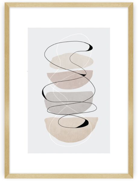 Dekoria Poster Abstract Lines II