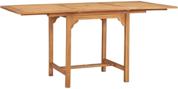 vidaXL Teak Massiv Gartenmöbel Set 5-tlg. Sitzgruppe Stühle Tisch Bild 6