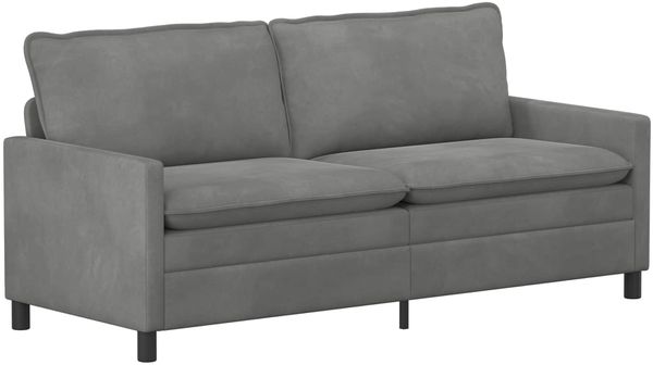 vidaXL Sofa Dunkelgrau 196 x 81 x 87,5 cm Samt 42028882 Bild 2