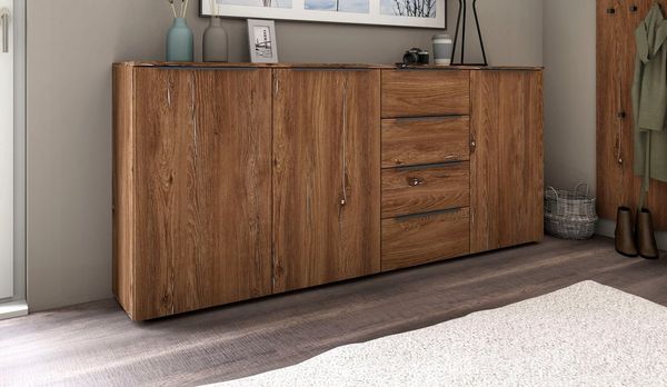 borchardt Möbel Highboard Tom, Breite 200 cm