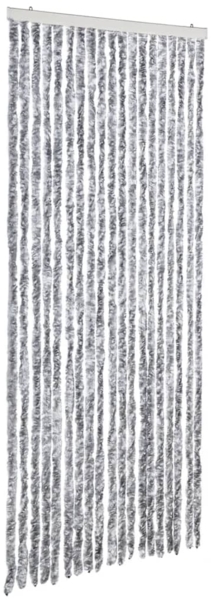 vidaXL Insektenschutz-Vorhang Silbern 56x200 cm Chenille 315138