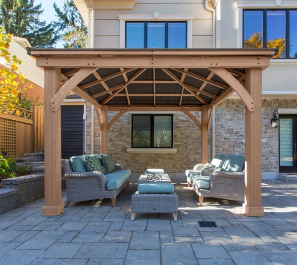 Westmann Holz Pavillon Devon 1212 | Natur |