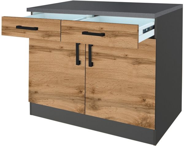 KOCHSTATION Unterschrank KS-Toronto, Breite 100 cm