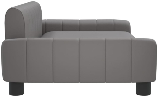 vidaXL Kindersofa Grau 90x53x30 cm Kunstleder 3196266 Bild 3