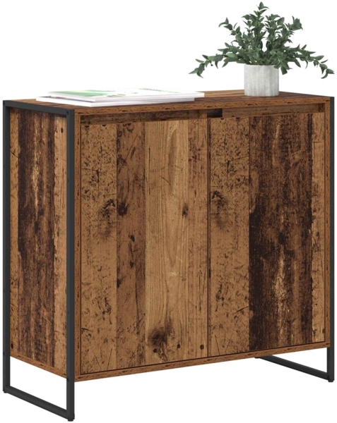 vidaXL Seitenschrank Altholz 79 x 36 x 75 cm Holzwerkstoff 886604 Bild 2