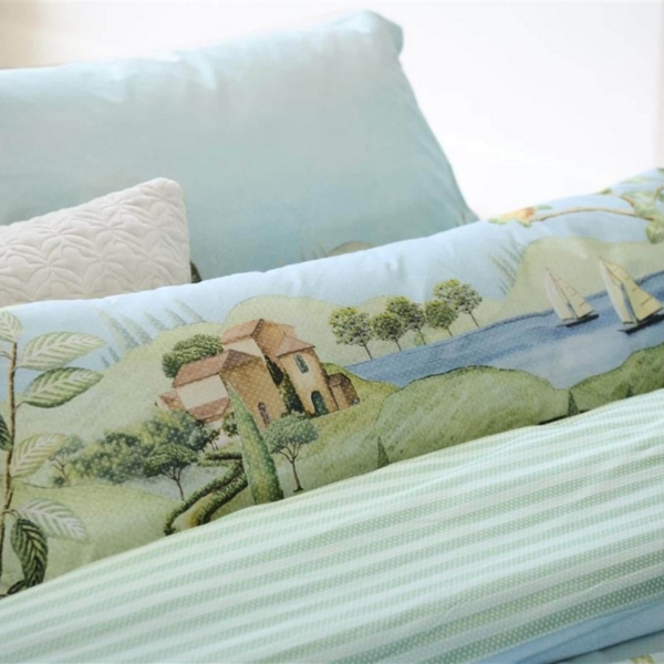 PiP Studio Dekokissen Nackenrolle La Campagna Grün 30 x 90 cm