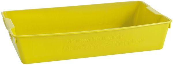 BURI Profi Gärtnerbox Pflanzschale 58 x 32 x 11 cm Anzuchttopf gelb Pflanzwanne robust, frostfest, wetterfest