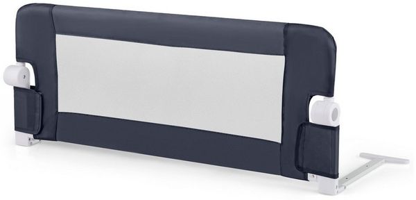 COSTWAY Bettschutzgitter Bettgitter, Babybettgitter, mit Verstellbarer Gurte, Rausfallschutz, 105x42cm
