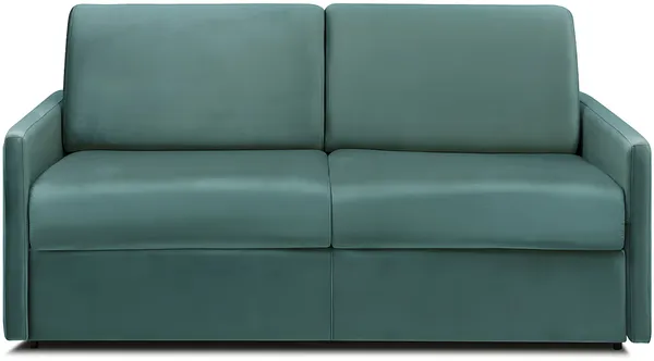 Vente-unique - CALIFE Sofa SamtStoff Grün - B 223 cm94 cm x H 85 cm x L 170 cm