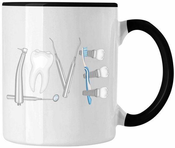 Trendation Tasse Trendation - Zahntechniker Zahnmedizinische Fachangestellte Tasse Gesc