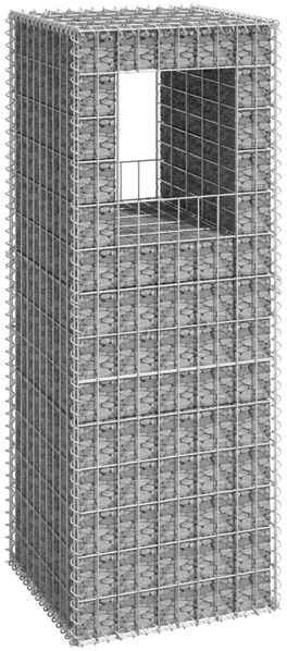 vidaXL Gabionensäule 50x50x140 cm Eisen 151270