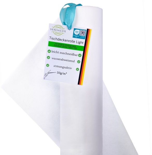 Sensalux Tischdecke Sensalux light Tischdeckenrolle 1,10m x 25m