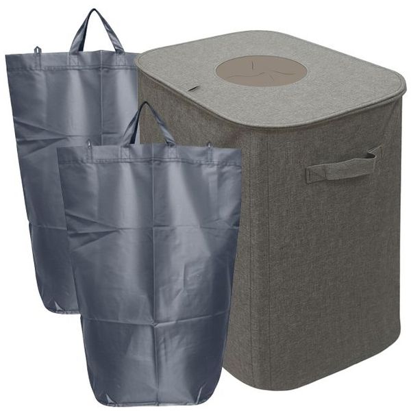 Relaxdays Pfandflaschen-Sammelbehälter 100 l