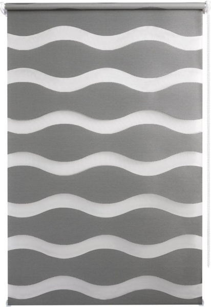 Doppelrollo WAVE, Good Life, Lichtschutz, ohne Bohren, Klemmfix Bild 5