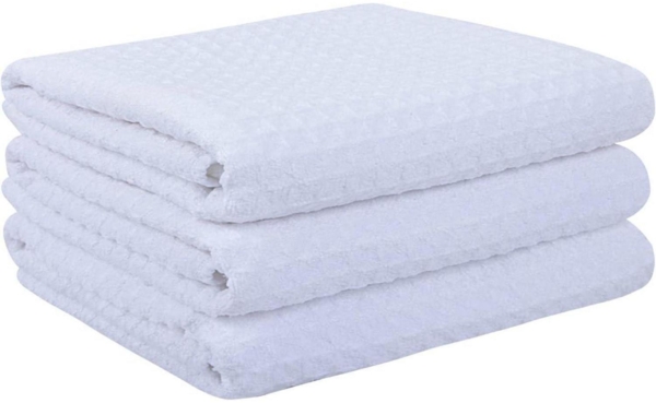 3er-Pack Microfaser Geschirrtücher Waffelgewebe 40x56cm