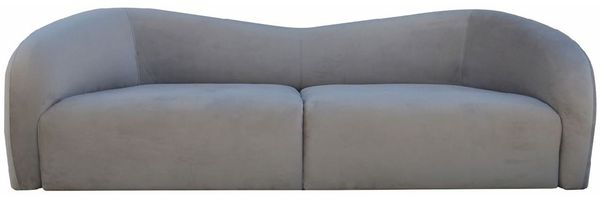 Casa Padrino Luxus 3er Wohnzimmer Sofa Grau 238 cm - Wohnzimmer Interior