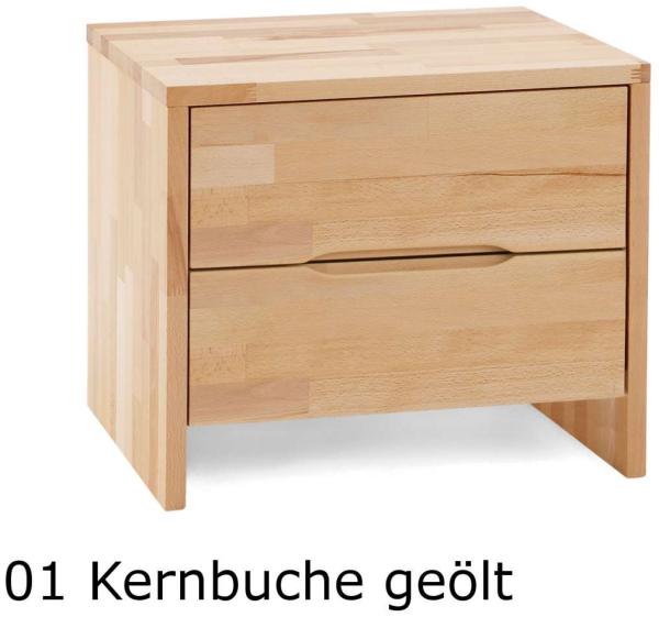 Dico Buche Kernbuche Massivholz Nachttisch Beistelltisch 960.77 04 Buche wenge lackiert