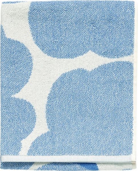 Marimekko Handtuch Unikko hellblaue Farbton, 32x50, 50x70, 70x150cm, verschiedene Größen vorhanden