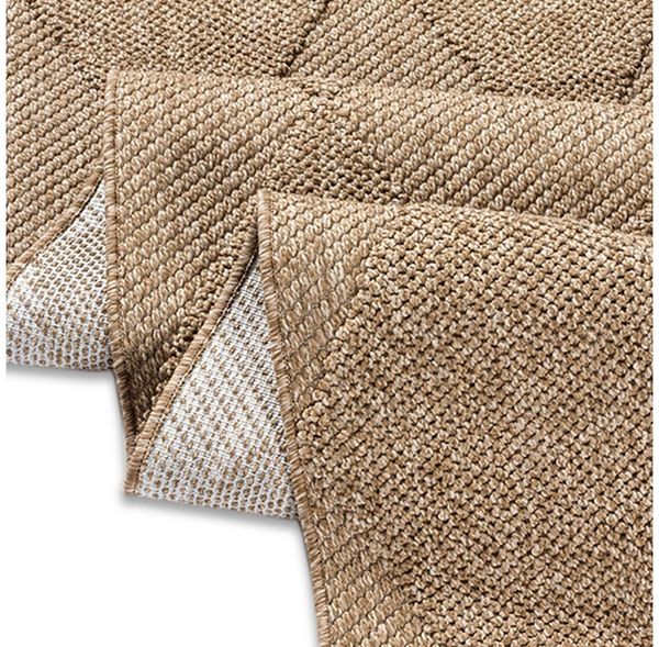 TeppichHome24 Outdoorteppich Teppich In- und Outdoor mit Jute-Optik in Beige/Braun, rechteckig Bild 3