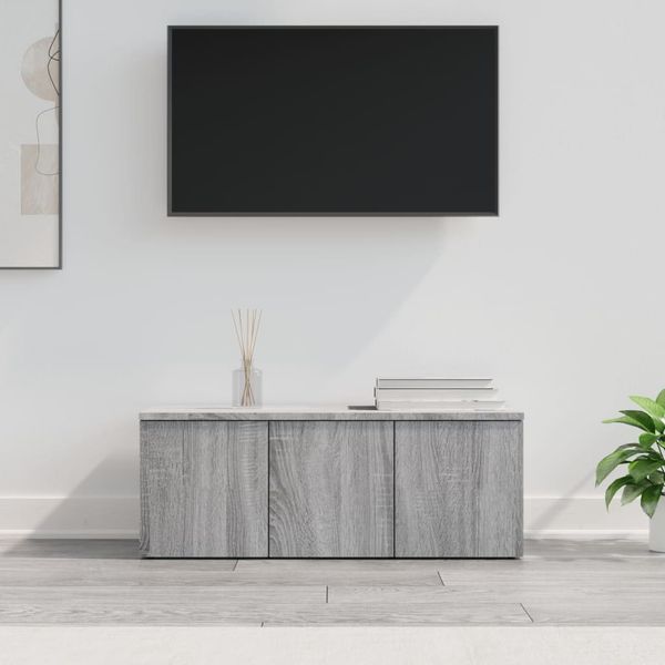 vidaXL TV-Schrank Grau Sonoma 80x34x30 cm Holzwerkstoff 815499