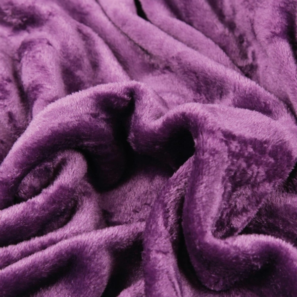 Kuscheldecke "Celina" Violett 80x120 cm Bild 2