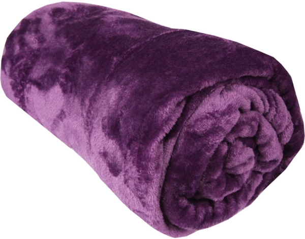 Kuscheldecke "Celina" Violett 80x120 cm Bild 6