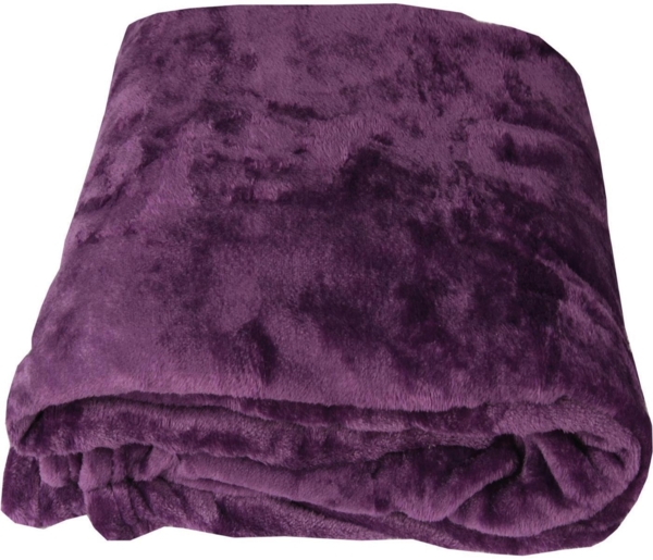 Kuscheldecke "Celina" Violett 80x120 cm Bild 8