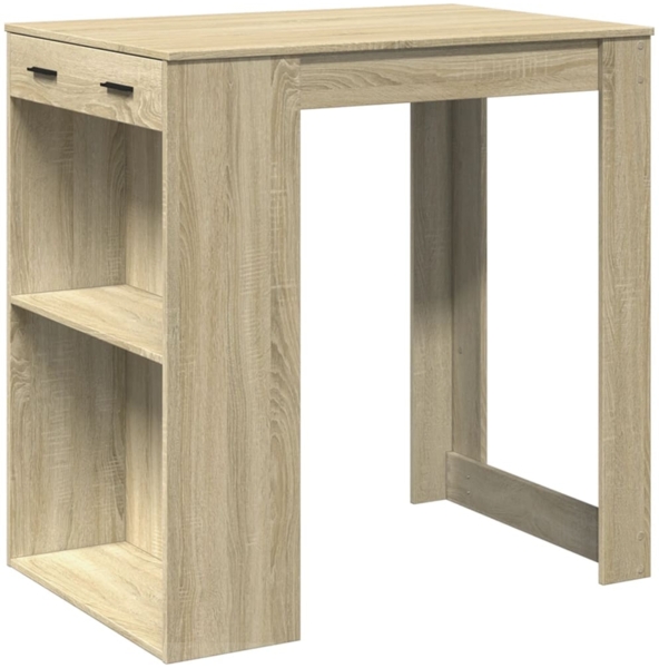 vidaXL Bartisch Sonoma-Eiche 102x70x103,5 cm Holzwerkstoff 3309323