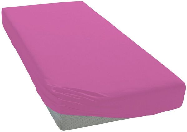 OTTO home Spannbettlaken BLACKBERRY in BASIC und PREMIUM Qualität, 100% Baumwolle, Jersey (110 g/m), Gummizug: rundum, (1 Stück), für hohe Matratzen bis 28 cm, Bettlaken, Spannbetttuch, pflegeleicht