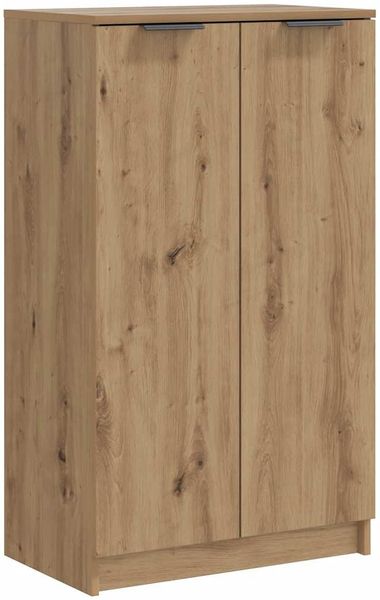 Schuhschrank, Schuhkipper für Flur, skandinavisch Artisan-Eiche 59x35x100,5 cm Holzwerkstoff