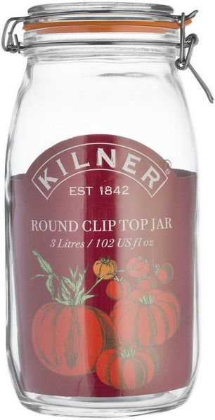 Kilner Bügelverschlussglas rund 3 L, 14,5x14x28,5 cm