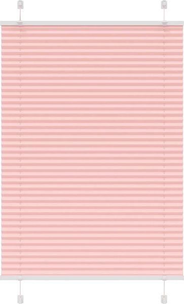 vidaXL Plissee Rosa 100x150 cm Stoffbreite 99,4 cm Polyester 4015449