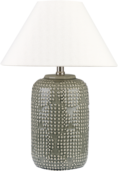 Tischleuchte MUSSEL Keramik Grau