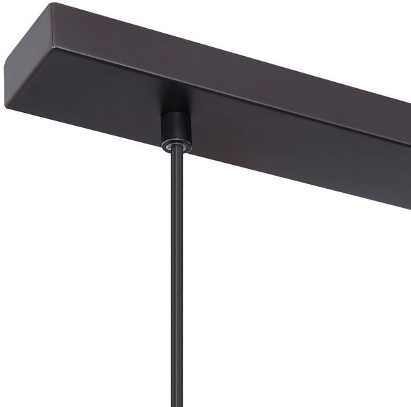RGB LED Hängeleuchte, Geflecht Design, schwarz, L 100 cm, DOPS Bild 10