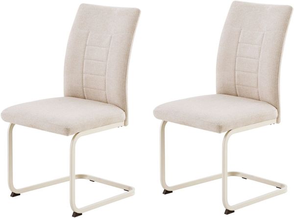 HELA Freischwinger AUGUSTA (Set, 2 St), Schwinger, XL-Sitzbreite, Wellenfederung, 140kg belastbar