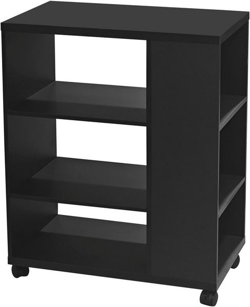 OTTO home Rollwagen LOKVE, Rollcontainer, Druckertisch, Rollregal, Rollen feststellbar, 6 Fächer, Höhe 75 cm