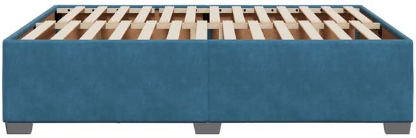 vidaXL Bettgestell Blau 140x200 cm Samt 3284641 Bild 5