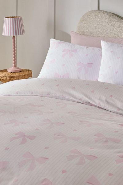 Next Bett-Set Wendbares Bettbezug- und Kissenbezug-Set, Bezug: Polyester (recycelt), Baumwolle