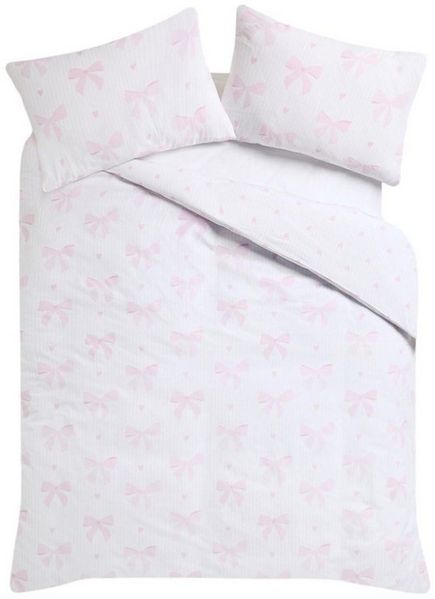 Next Bett-Set Wendbares Bettbezug- und Kissenbezug-Set, Bezug: Polyester (recycelt), Baumwolle