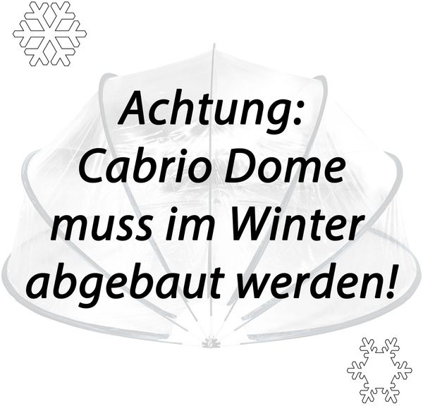 Steinbach Pooldach Cabrio Dome, schwarz, 440x220 cm Bild 5
