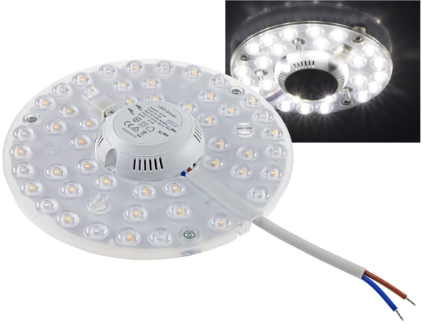 LED Umrüstmodul "UM18nw" für LeuchtenØ180mm, 18W, 1990lm, 4000K, Magnethalter
